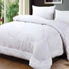 Soild/Printed 100% Microfiber Single/Queen/King white quilted bed linen comforter set for hotel /home/school