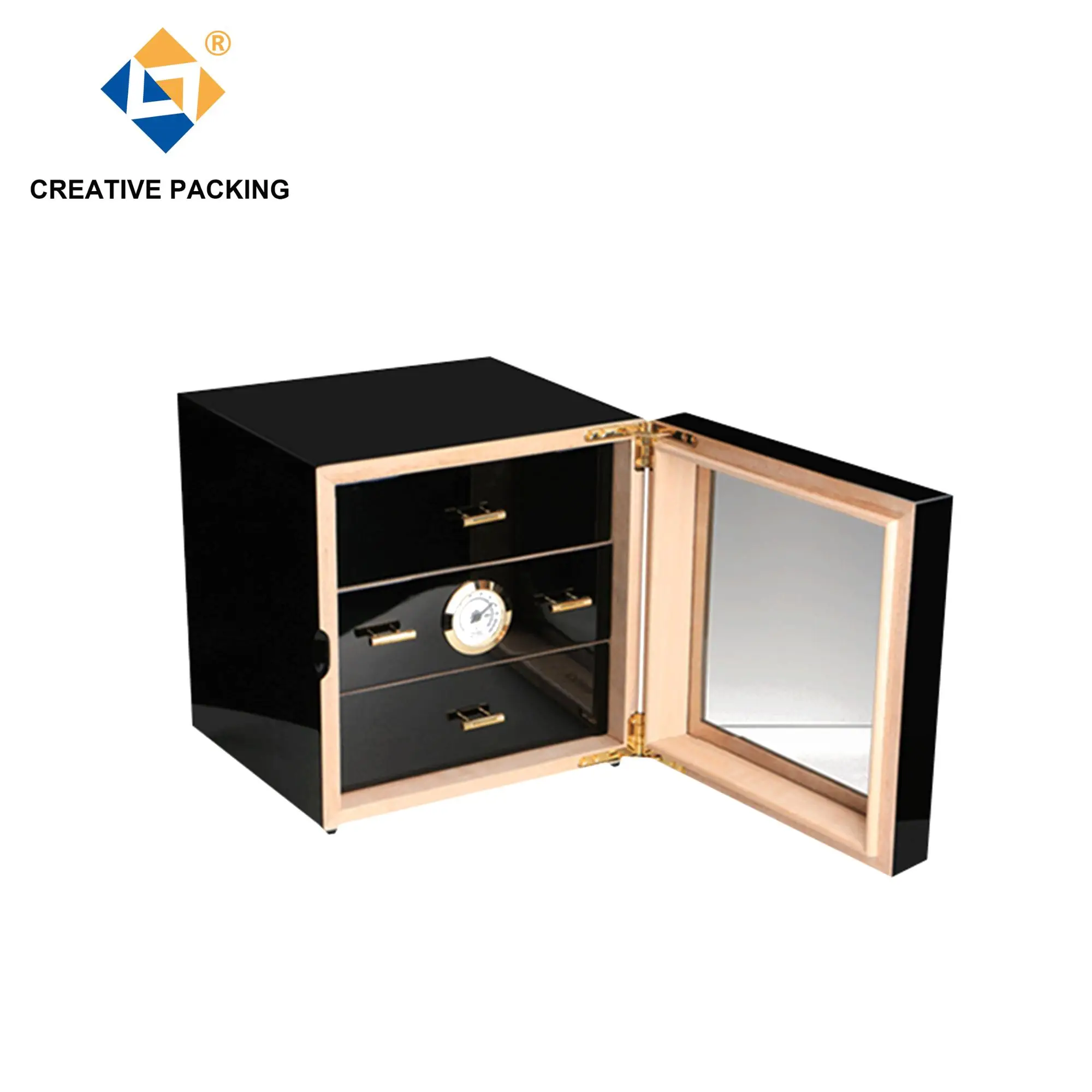 Luxury Creative Large Wooden Cigar Box With TUV