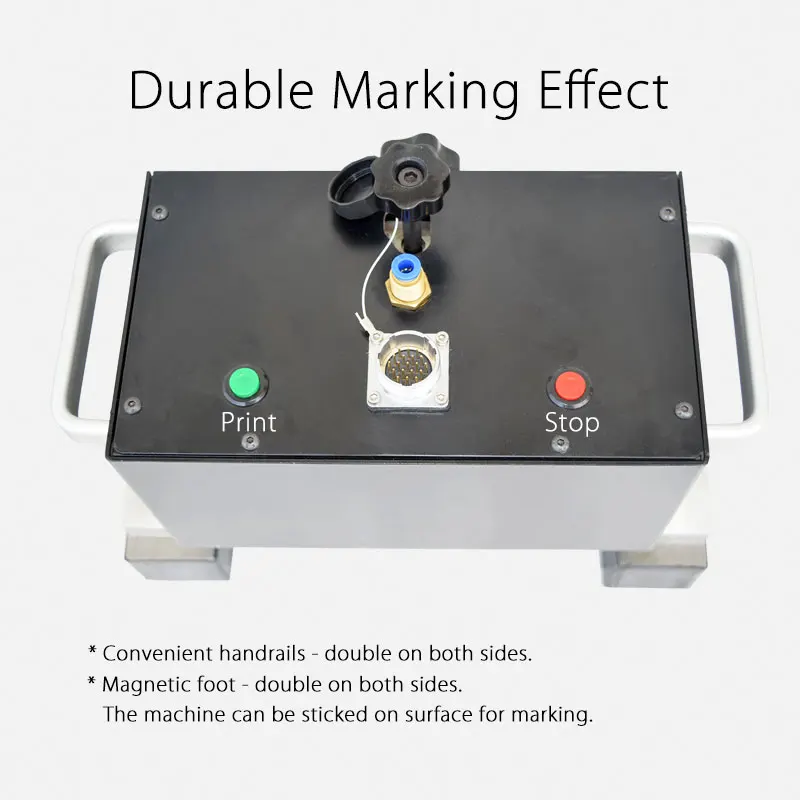 130x30mm Sticking Portable Handheld Car Engine VIN Number Dot Pin Line Marking Machine