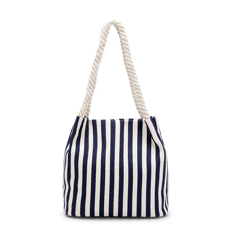 striped tote handbags