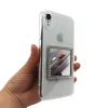 square adhesive crystals phone mirror custom logo
