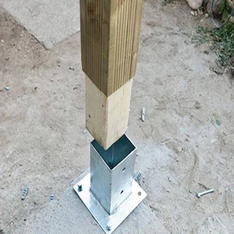 71x71 Mm Hot Dip Galvanized Post Base Plate - Buy Fence Post Base Plate ...