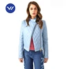 Factory direct provide latest design custom faux leather motorcycle jacket for women