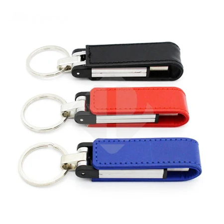 KeyChain 4 Colors Pendrive Keyring Leather USB Flash Drive - ANKUX.COM