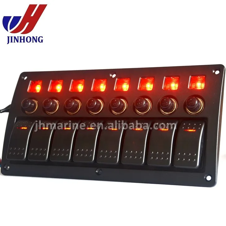 Hot Aluminum Marine Boat Navigation Light Control Switch Panel Buy