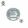 Personalized logo embossed cheap jeans metal button and rivets