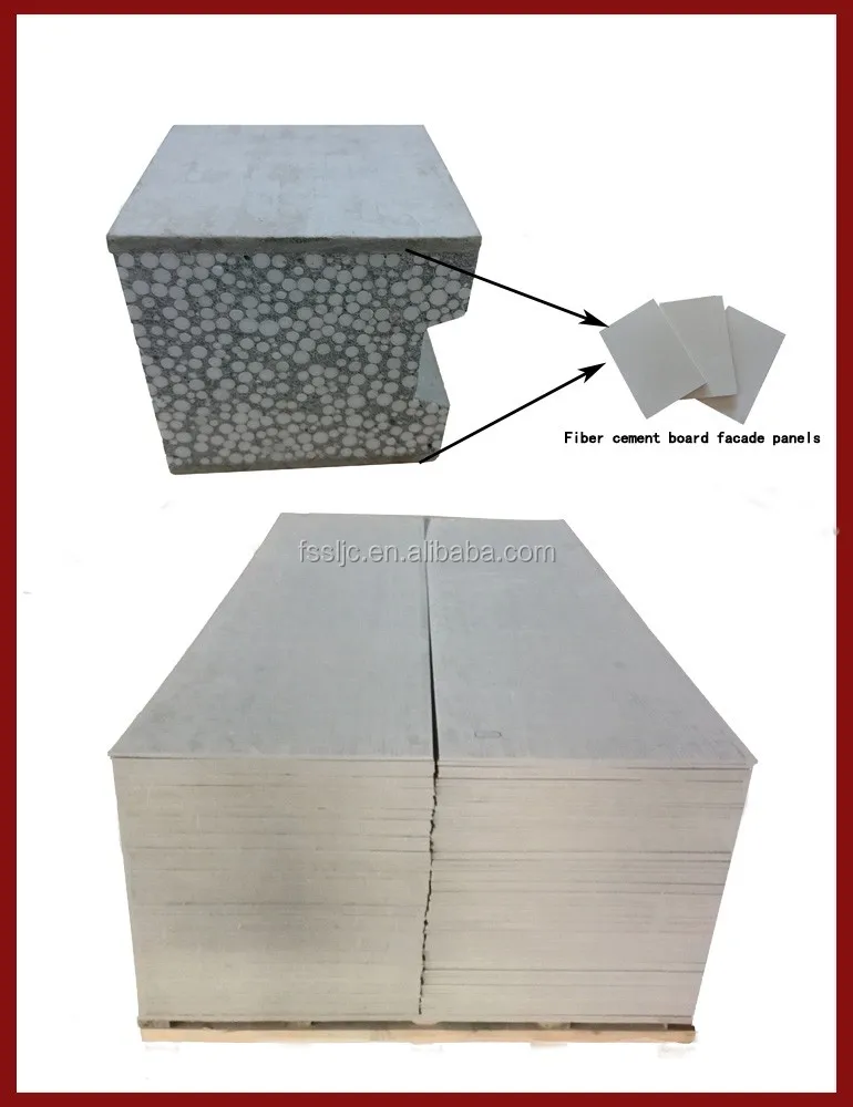 Eps Concrete Prefabricated Sandwich Panel / Ready Made Walls