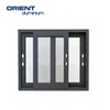 ORIENT brand hardware vertical open pattern finished surface double glazed aluminum window for sale