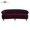 Factory of brand name furniture classic style sofa/designer high quality 3 seater upholstery sofa set