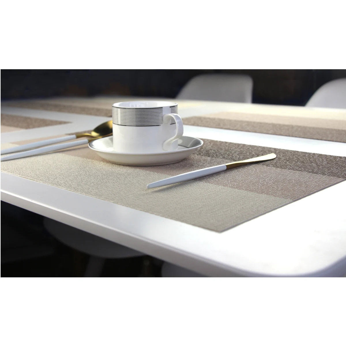 Place Mat 200pc/ctn Luxury Placemats Beige Color Place Mat Plastic