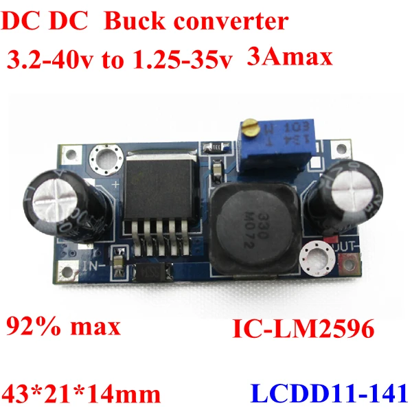 Dc Buck Converter 3 2 46v Step Down To 1 25 35v 36v 24v To 12v 5v 6v 3 3v Voltage Regulator Circuit Board Buy 36v To 12v Step Down Converter 24v To 12v Step Down Converter Dc