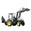 Cheap price Small garden 4x4 compact 40 hp mini loader tractor with front-end loader attachment mulcher