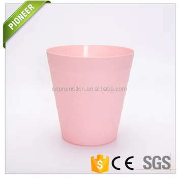 Plastic Kitchen Waste Bin Dustbin With Touch Lid Pink Buy Platic