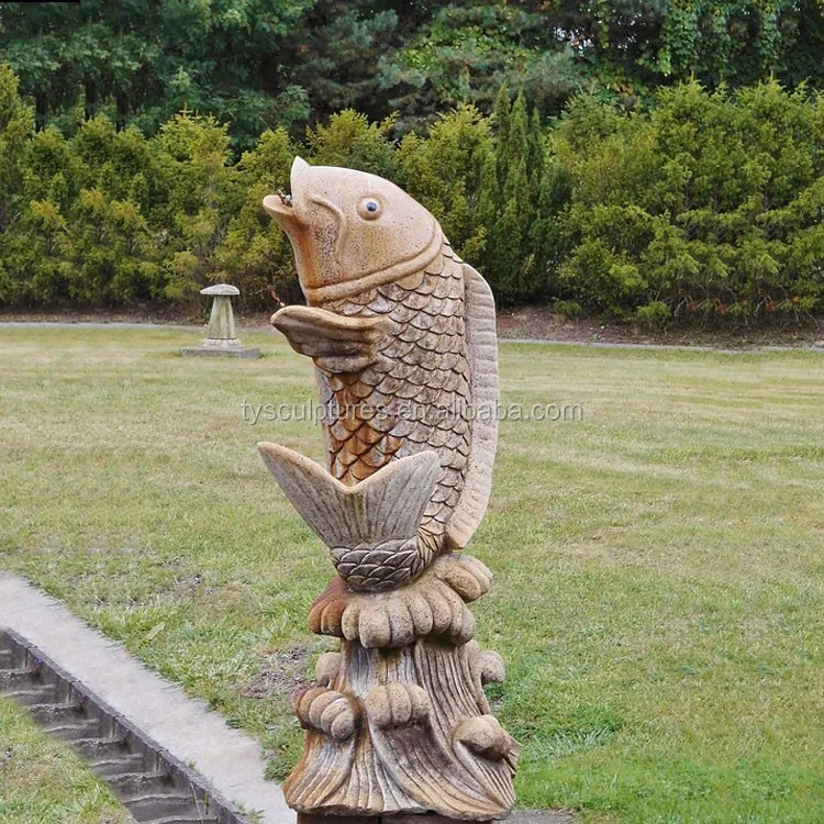 Stone Animal Sculpture Of Natural Granite Stone Fish Statue Buy