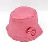 2019 new fashion 100% cotton outdoor strips/checks sunshade Bucket sun hats