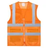 2019 hot sale High Bright Belt Magic Patch Section Reflective Safety vest