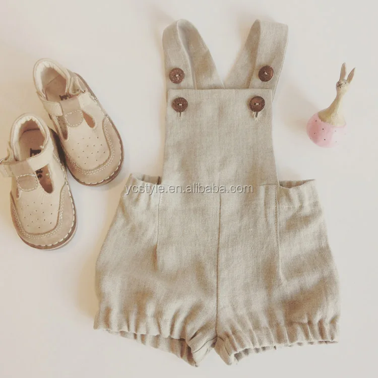 kids linen overalls