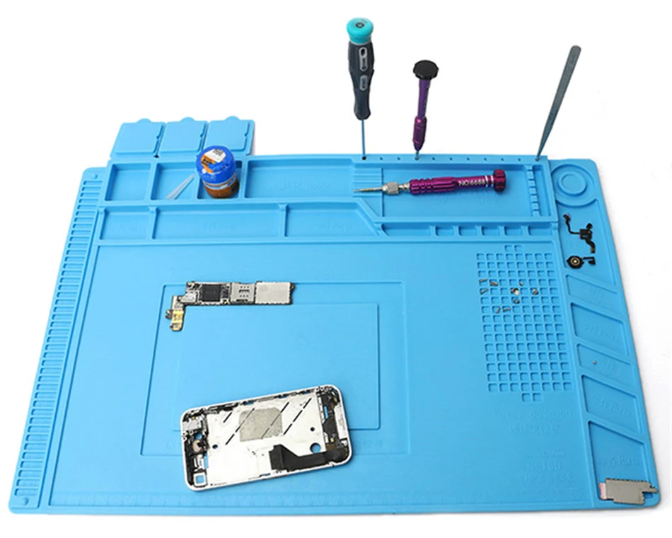 Heat Insulation Pad Stable Performance Other Electronic Equipment Repair and Disassembly Suitable for Mobile Phone Hoseten Work Pad with Ruler Engraving Silicone Pad Heat Insulation Pad Stable Performance Other Electronic Equipment Repair and Disassembly Suitable for Mobile Phone Hoseten Work Pad with Ruler Engraving Silicone Pad