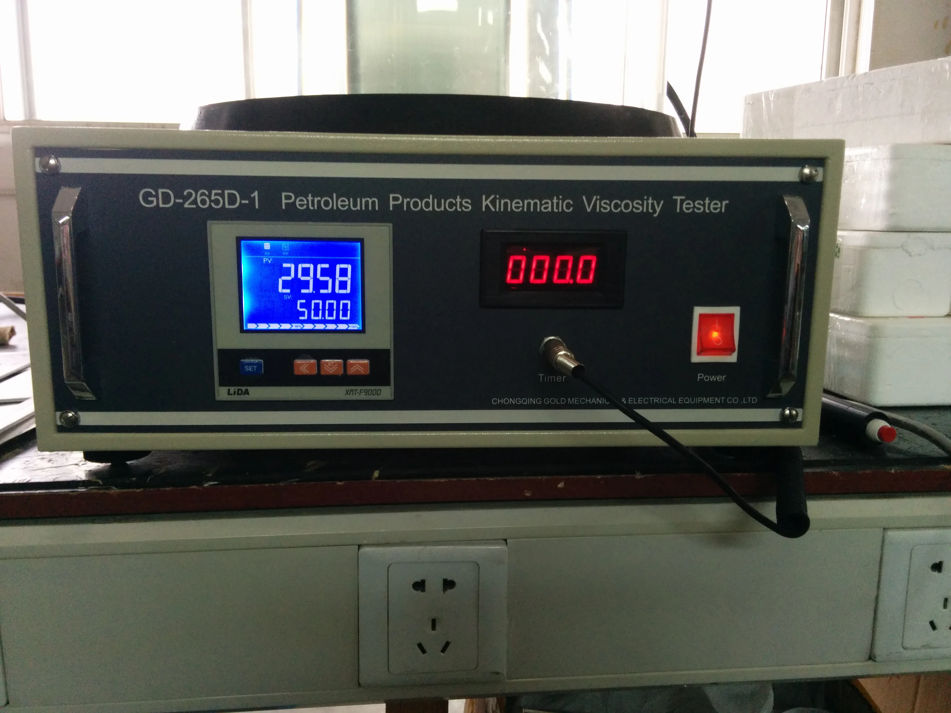 GD-265D-1 Petroleum Products Kinematic Viscosity testing instrument for 4pcs Samples Testing