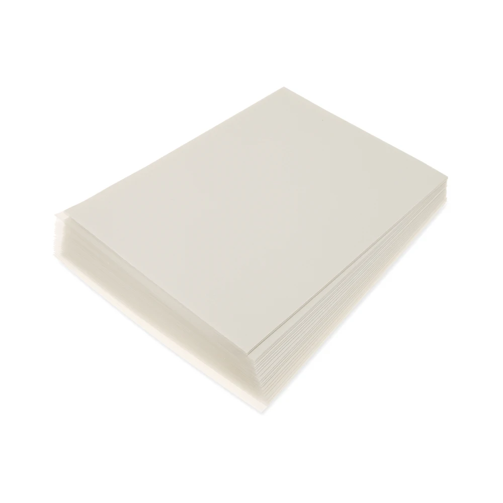 5 Paquetes De Comestibles De Oblea Arroz las hojas de papel A4 25 Pcs