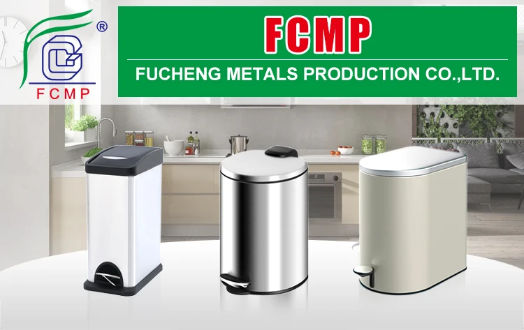20 30 litre stainless steel pedal trash bin with foot pedal bin