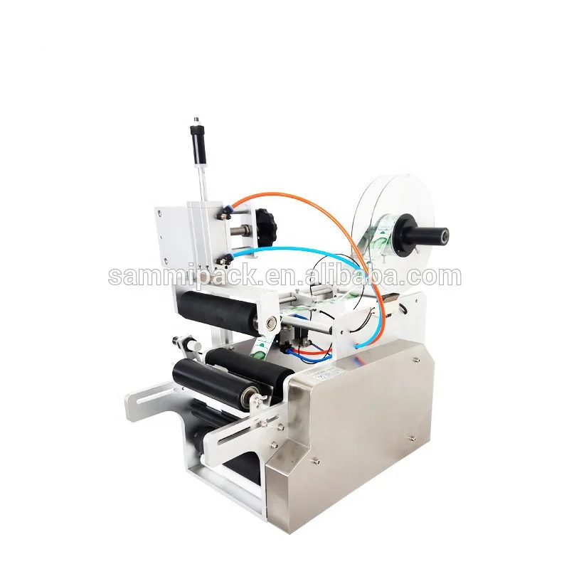LT-80D Pneumatic Round Bottle Labeling Machine with 220V/110V Power 25-50 Pieces/Min for 15-120 mm Diameter Bottles