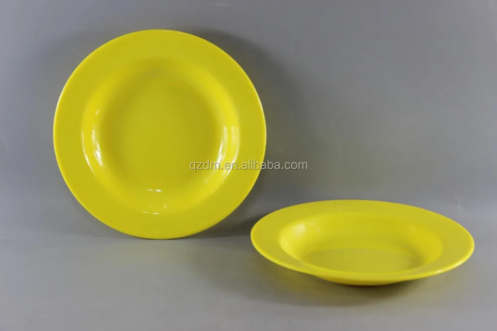 Custom Design Acceptable Melamine Plate And Dish For Food