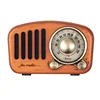 Vintage Radio Retro Bluetooth Speaker- Greadio Cherry Wooden FM Radio with Old Fashioned Classic Style TF Card & MP3 Player