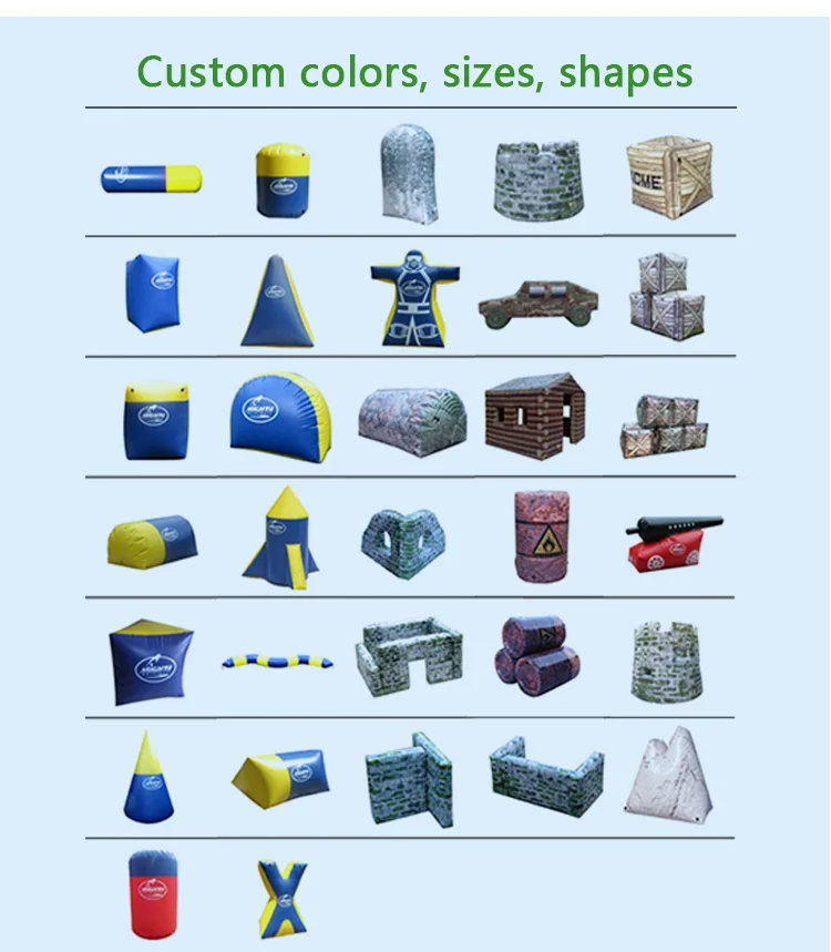 Venta Caliente Búnker De Paintball Inflable Tienda De Campaña Búnker De