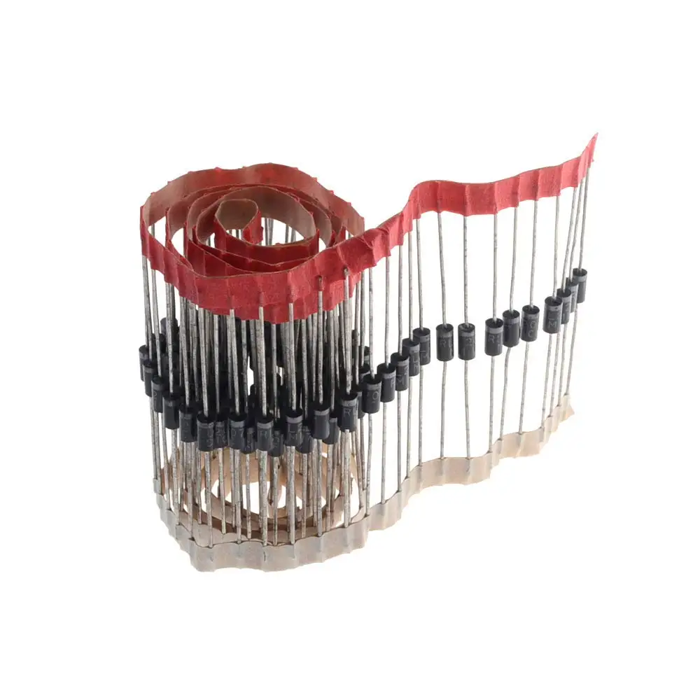 ALLPARTZ 100PCs RL204 Rectifier 2A 400V DO-15 AXIAL SILASTIC Guard Junction Standard Rectifier Diodes