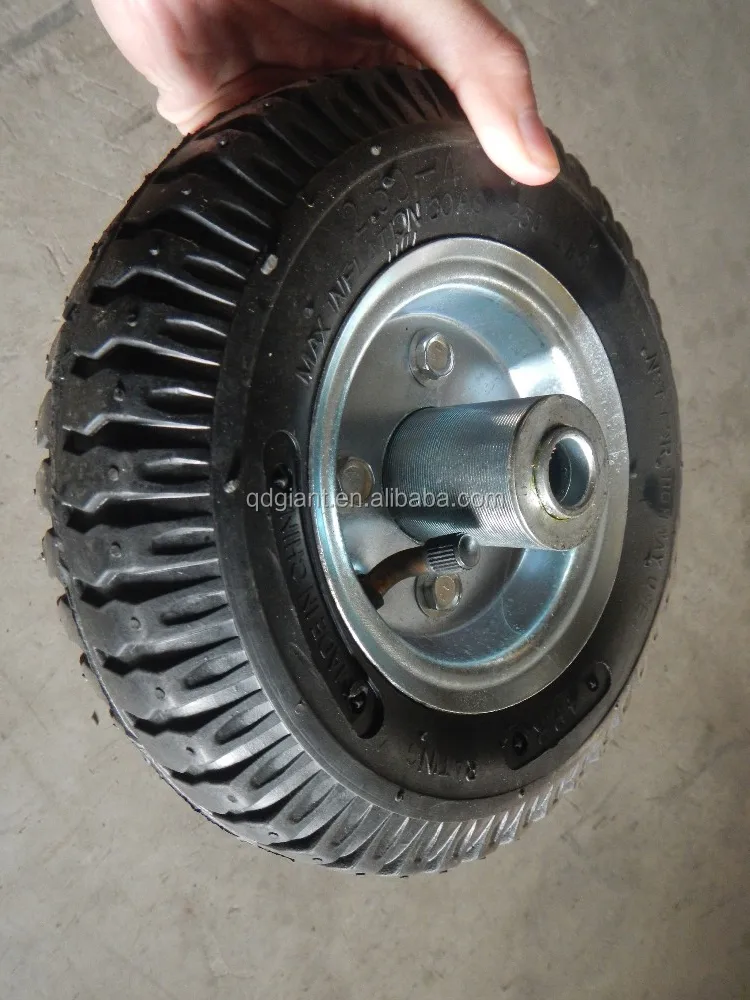 2.50-4 lug pattern pneumatic wheel