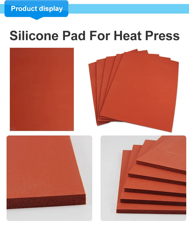 Kenteer Wholesale High Temperature Resistant Silicone Rubber Pad For