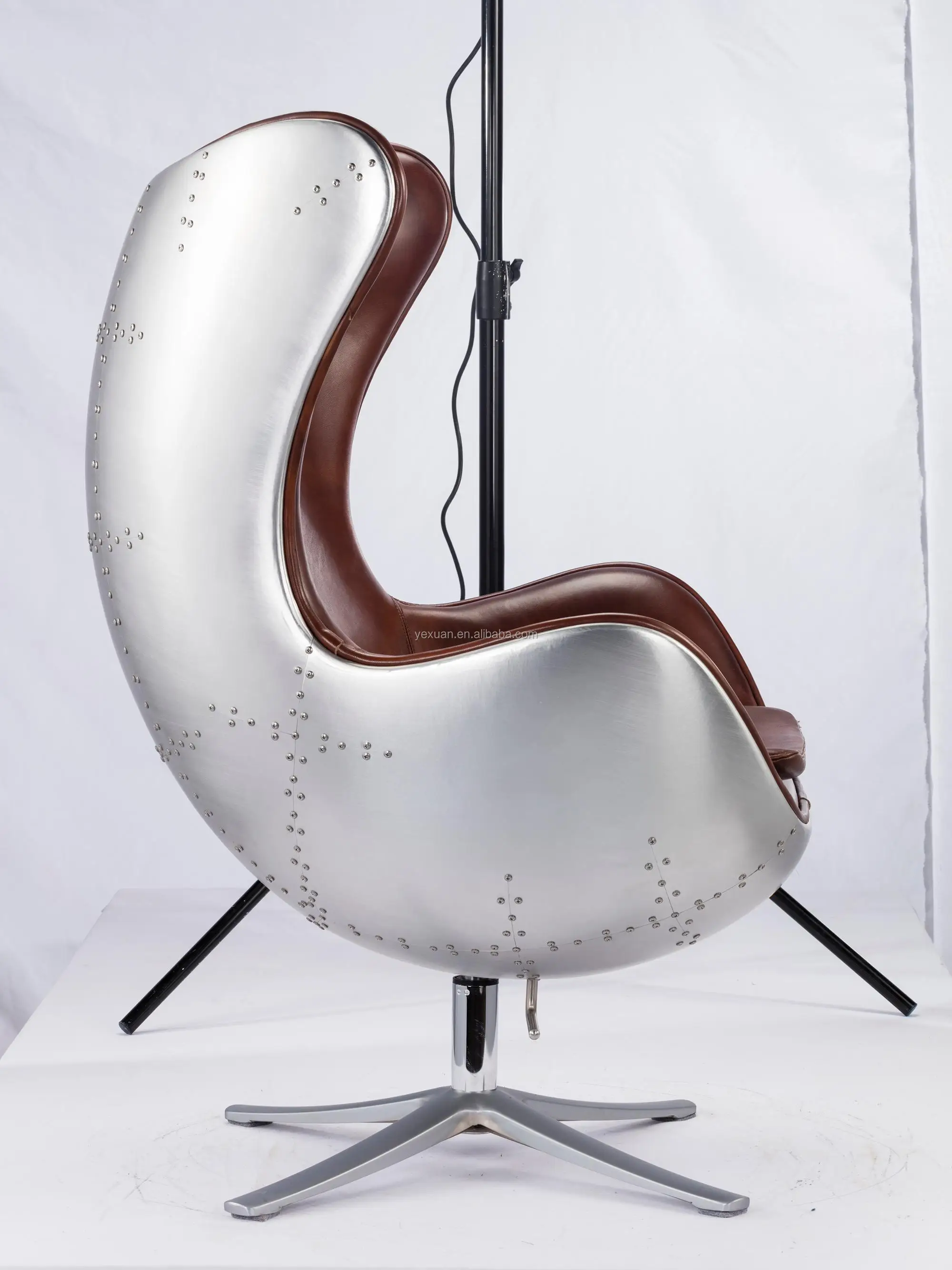 Aluminum Back Adult Size Egg Chair Aviator - Buy Egg Chair,Egg Chair ...