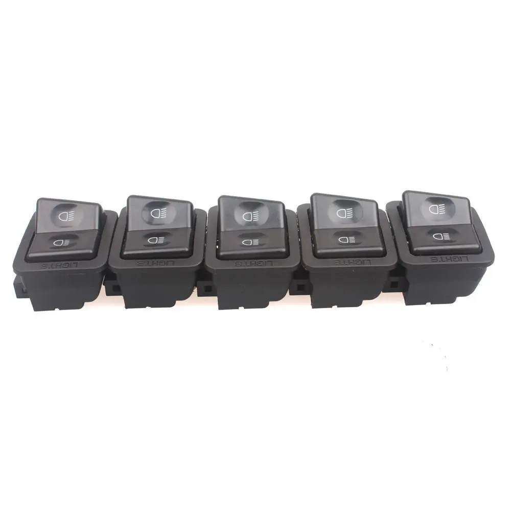 Wingsmoto Warning Lamps Switch Motorcycle Moped Scooter Hazard Roketa Sunl Taotao GY6 Pack of 5
