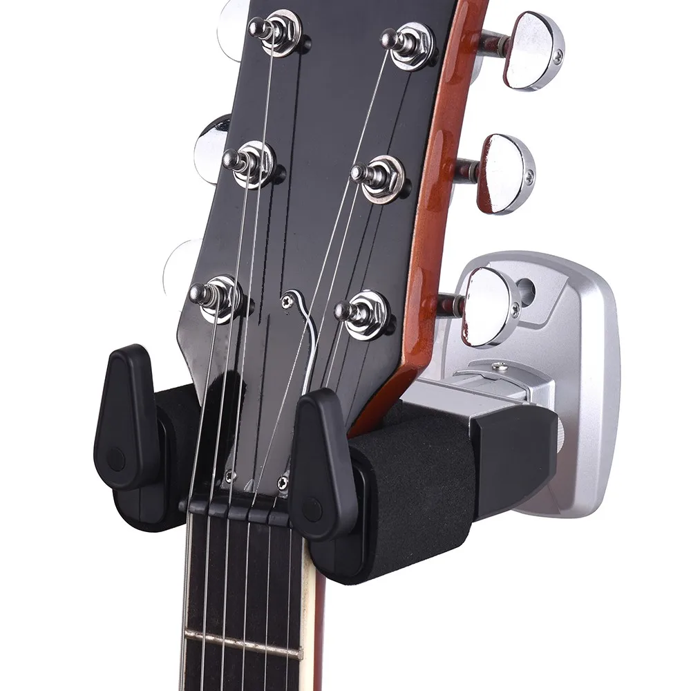 Metal Guitar Hangers Keep Hook Holder Wall Mount Fits All Size Guitars ...