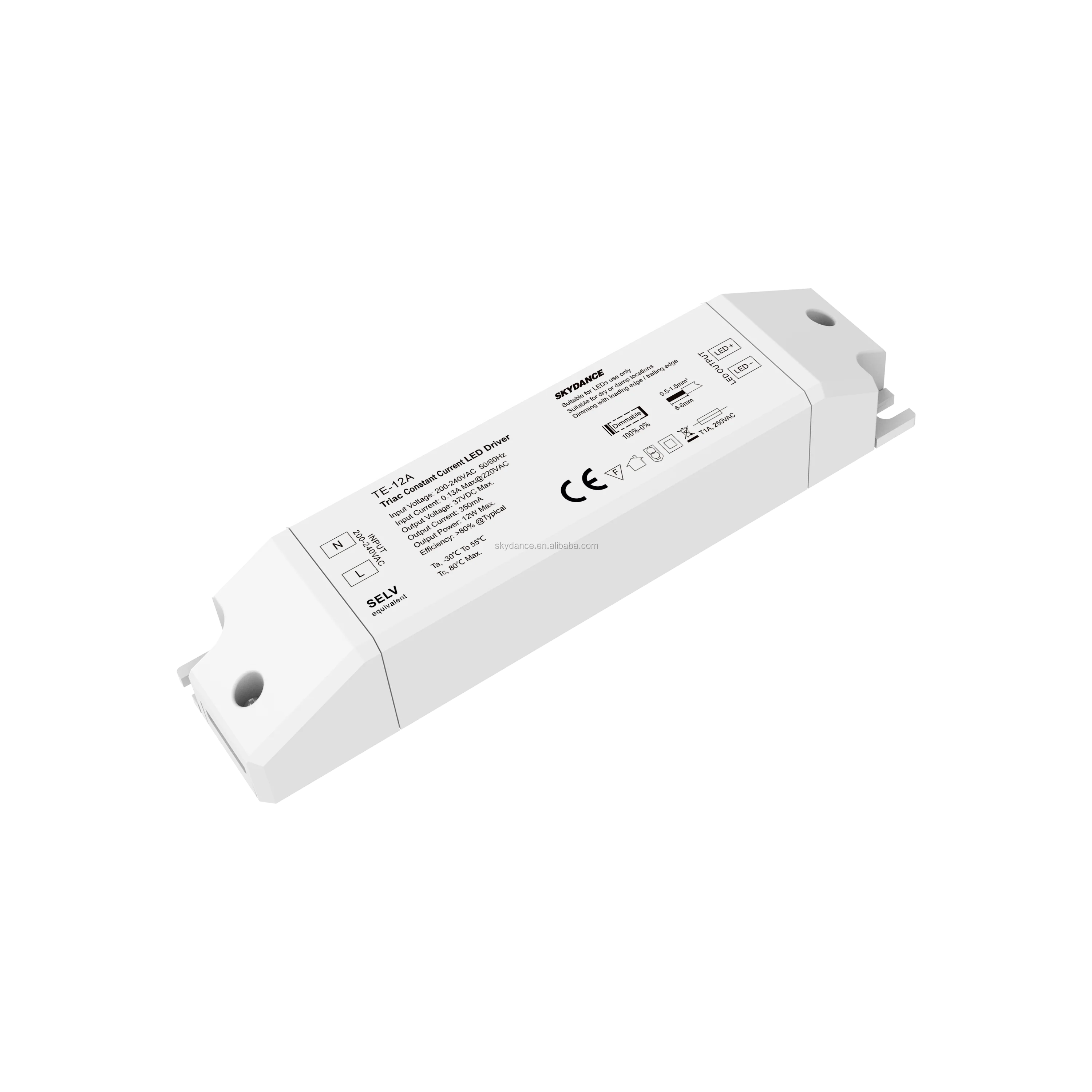 paling hebzuchtig Ochtend gymnastiek Skydance Te-12a 12w 1 Channel Pwm Ac Push-dim Constant Current Triac Elv  Dimmable Driver - Buy 12w Dimmable Led Driver,Pwm Dimmable Led Driver,1  Channel Constant Current Led Driver Product on Alibaba.com