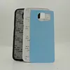 Hot selling sublimation surface oil spray phone case for samsung S6 with metal plate