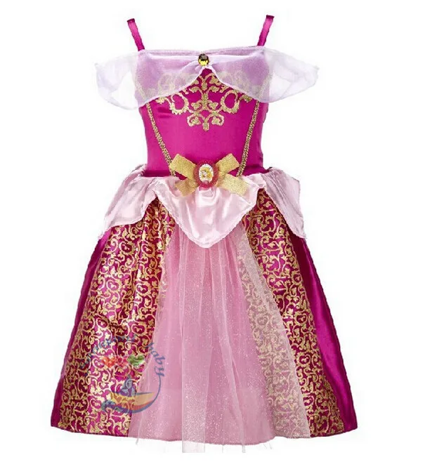Kids girls Cosplay Costume Sleeping Princess Party Performances font b Dress b font Girl Movie cosplay