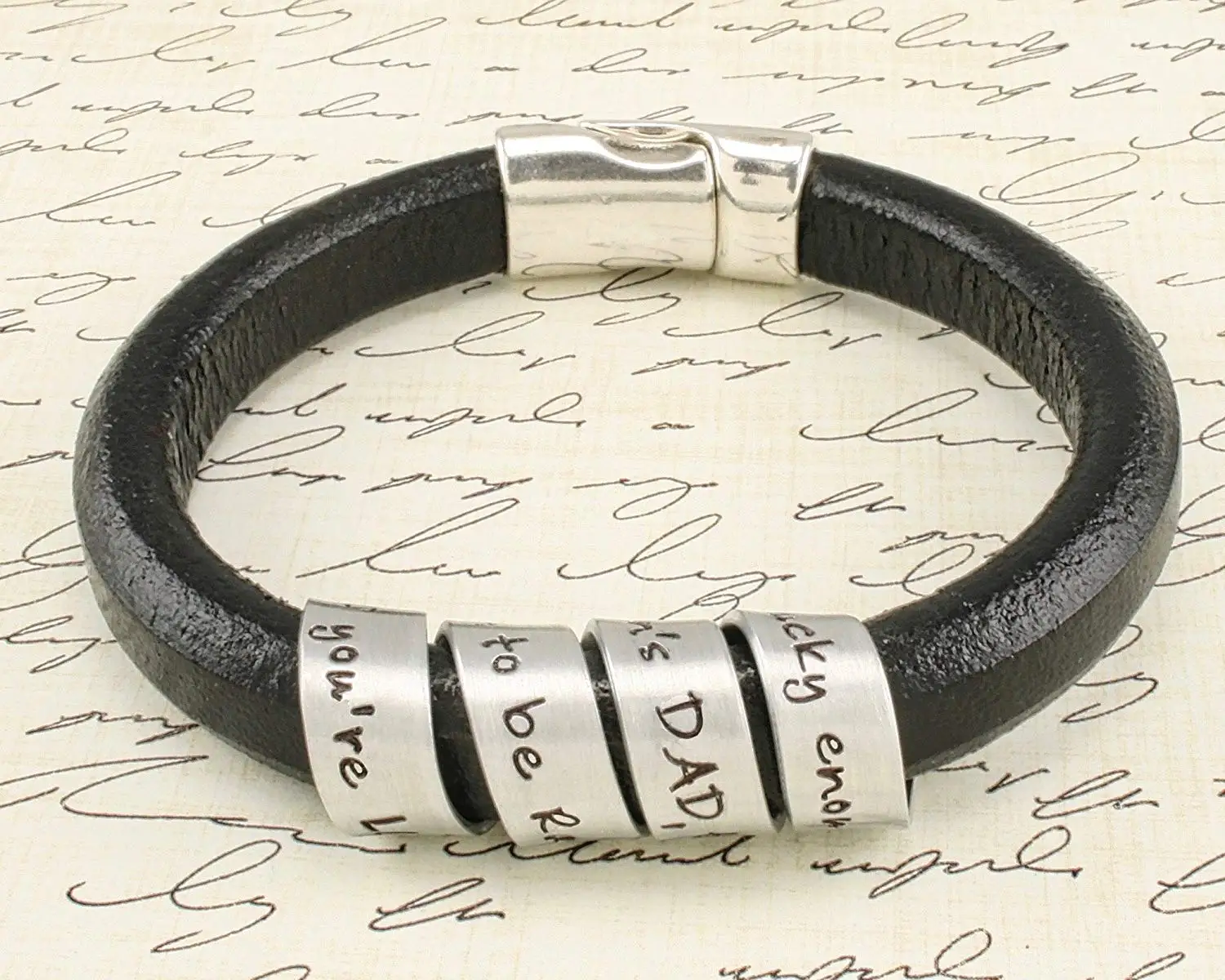 Personalised Hidden Message Swear Hand Stamped Bracelet – Sparkle & Dot  Hand Stamped Designs