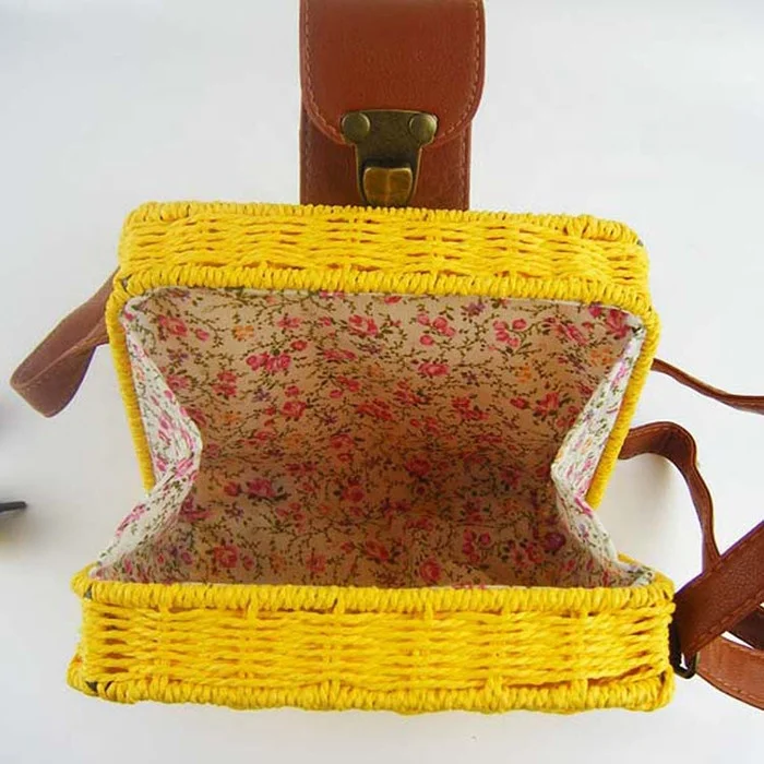 Candy Color Square Lovely Straw Woven Satchel Messenger Women Rattan Beach Crossbody Shoulder Bag.jpg