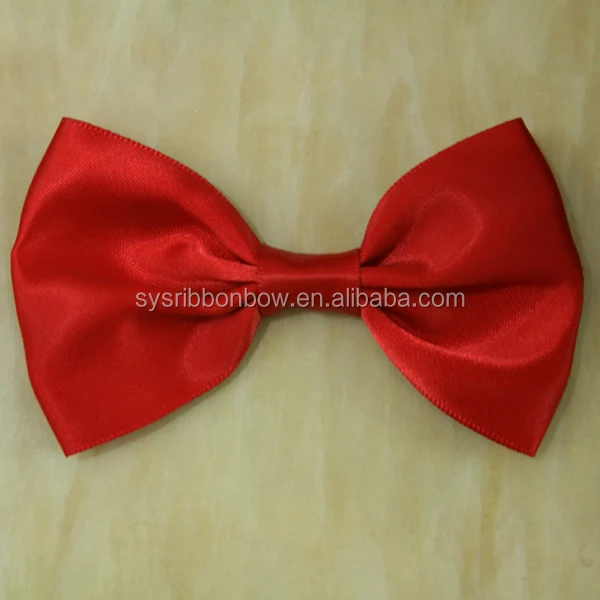 Manufacture Handmade Satin Ribon Bow Tie Wholesale Decoration Satin