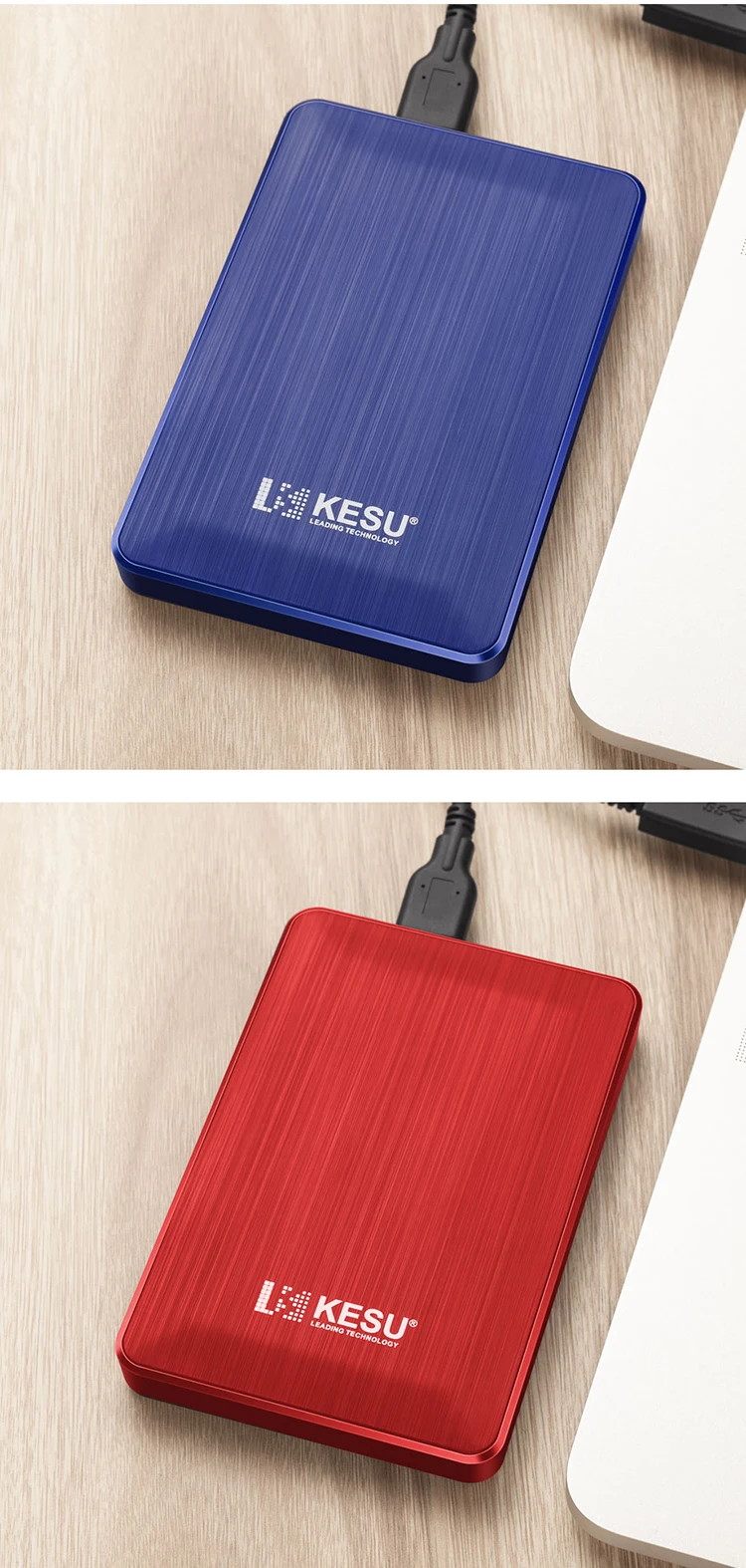 KESU 2518 2.5" Portable External Hard Drive USB 3.0 80GB 120GB 160GB 250GB 320GB 500GB 2TB 1TB External Hard Disk HDD for PC/Mac