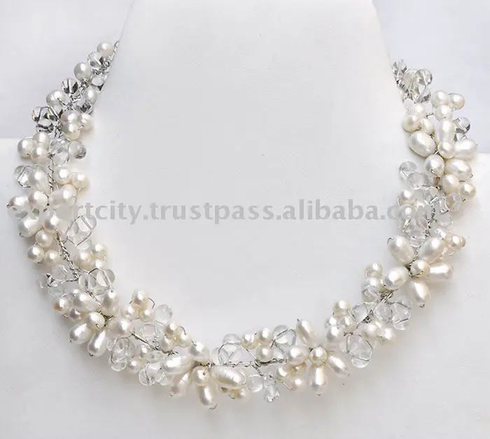 fresh pearl necklace