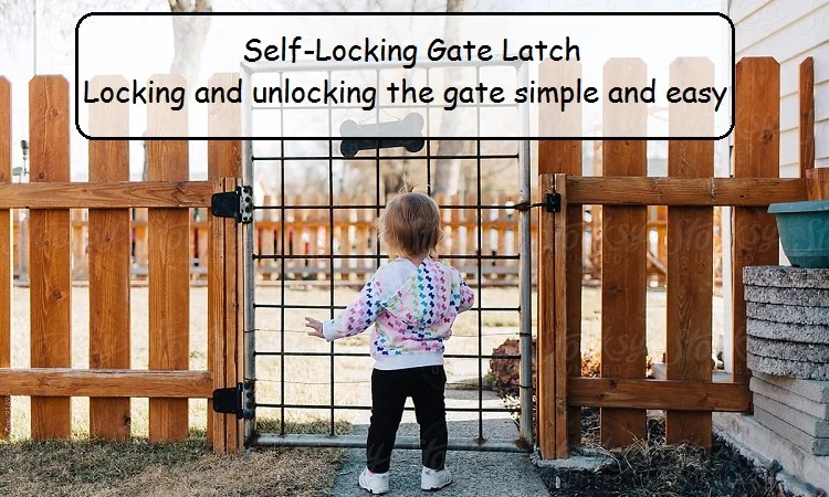 Auto Gate Latch Catch Jardin de cour PORTE de clôture des clôtures Qualité Zinc finition 