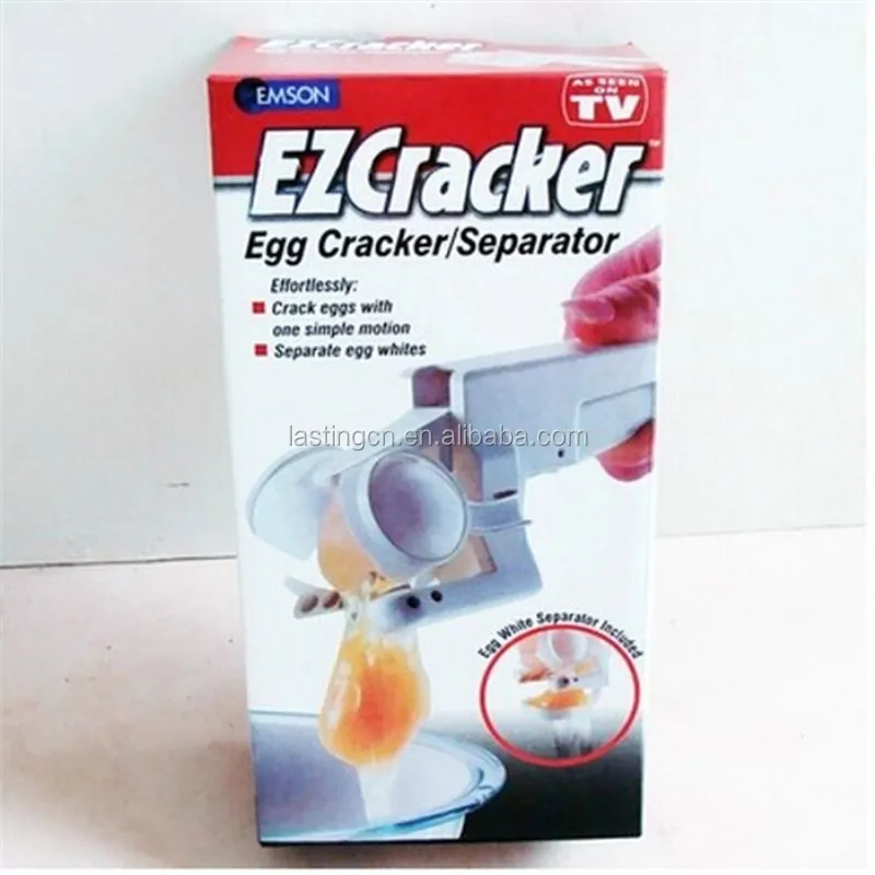 4 PCs Yolk Seperator EZ As Seen On TV Clever Cracker & Scrambler Egg White 