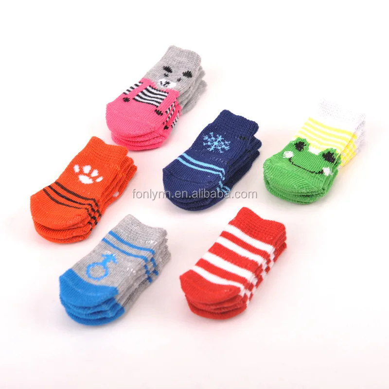 Hot selling wholesale manufacturer dog or cat anti-skip pet socks