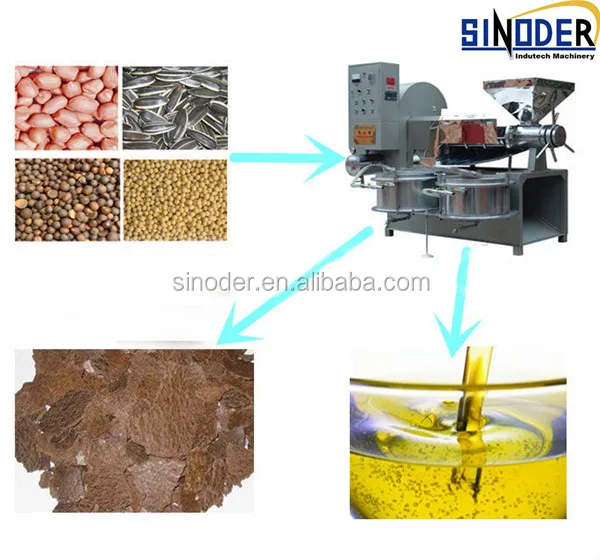 Various capacity Tea seeds oil expeller oil press machine for advanced edible oil mill