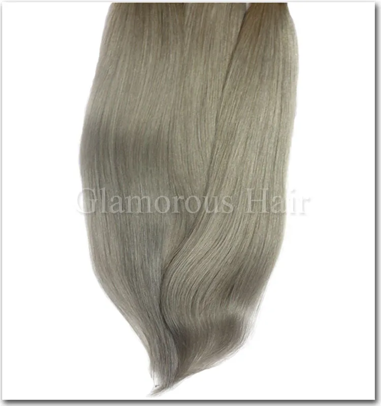 Noir Naturel De Couleur à Deux Tons Ombre Remy Cheveux Tissagegris Ombre Cheveux Vip Argent Gris Cheveux Remy En Vrac Buy Cheveux Remy En Vrac Gris