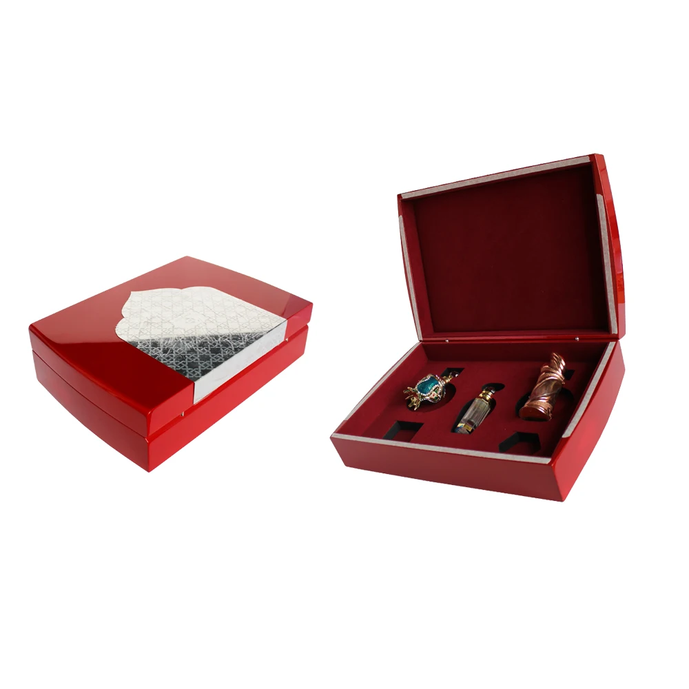 Wooden Material MDF Wood Type Perfume Set Package Gift Boxes