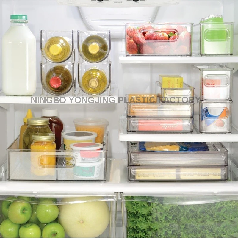 Acrylic Transparent Vegetable Refrigerator Fridge Storage Freezer